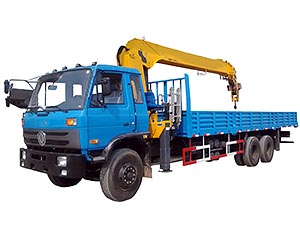 Dongfeng DFD1254GJ2 6x4 8T Truck Mounted With Crane