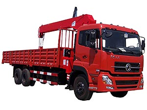 Dongfeng DFL1250 6x4 10T Truck Mounted With Crane