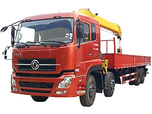 Dongfeng DFL1311 8x4 16-25T Truck Mounted With Crane